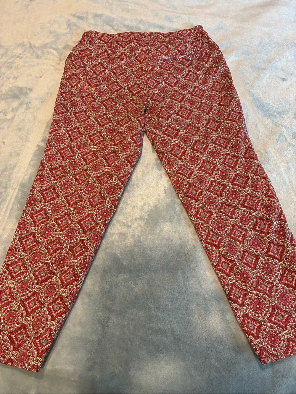 Talbots Paisley Capri Pants